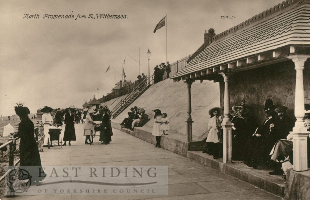 North Promenade from north, Withernsea 1916