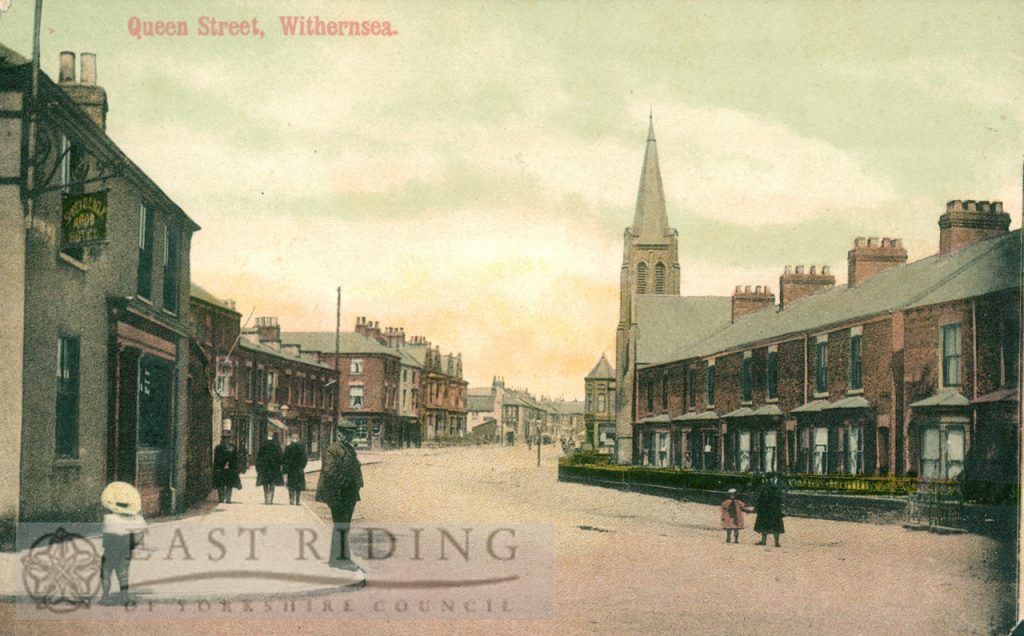 Queen Street North, from south east, Withernsea 1910