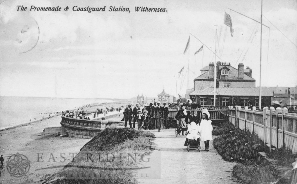 Coastguard Station and Promenade from north, Withernsea 1907