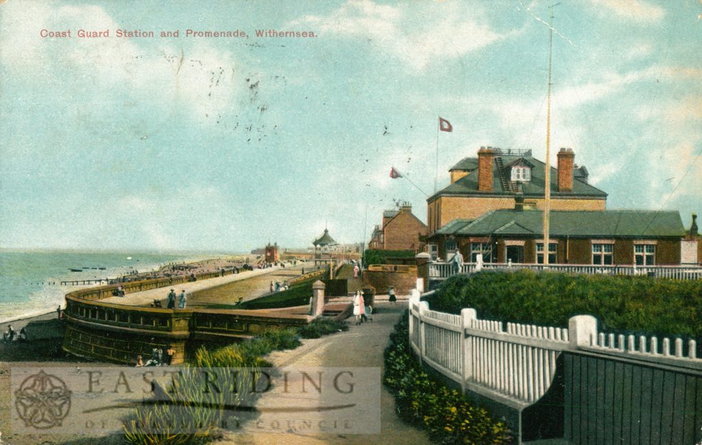 Coastguard Station and Promenade from north, Withernsea