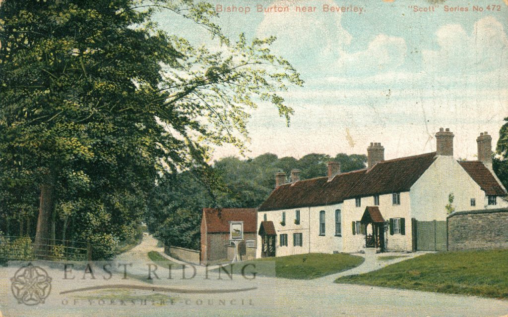 village street and Altisidora from east, Bishop Burton 1900