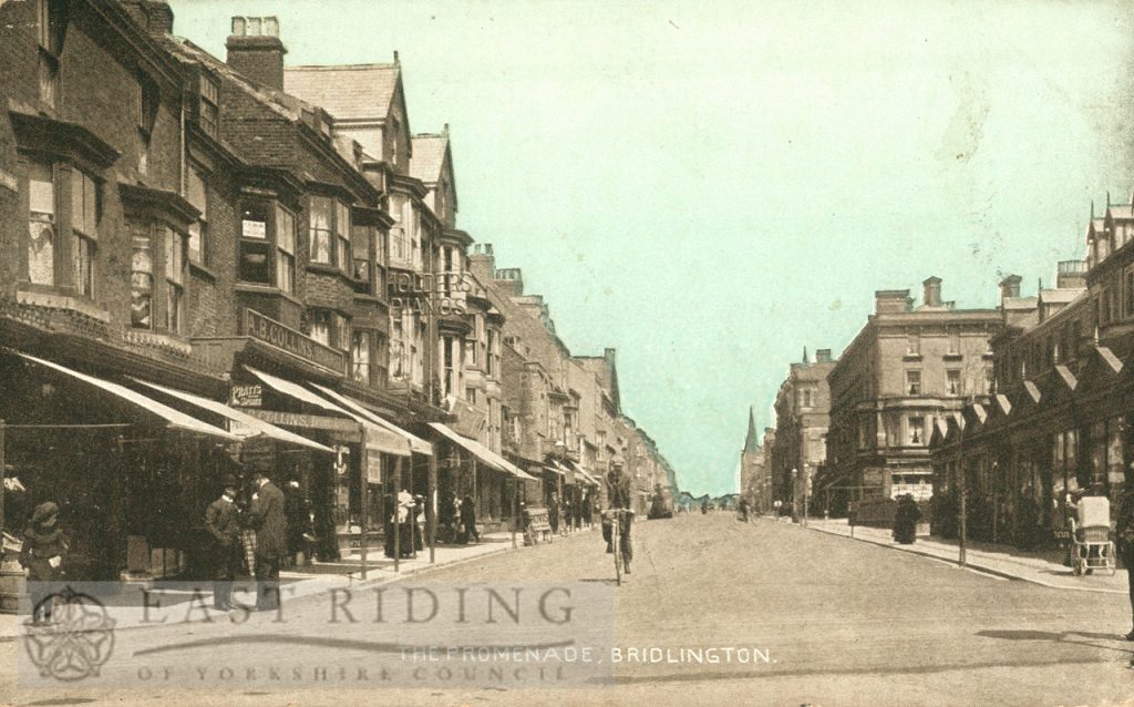 The Promenade, Bridlington 1907, tinted