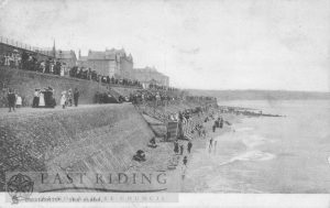 Terraces and beach, Bridlington 1904