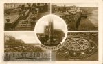 5 small views – Floral Staircase, Princes Parade, Children’s Corner, Floral Clock, Priory Church, Bridlington 1927