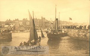 The Harbour from south, Bridlington 1910