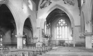 Holy Trinity Church, nave and chancel, Bridlington 1911