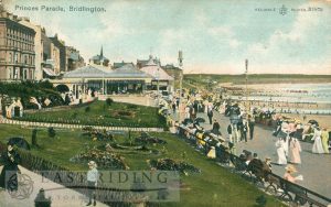 Princes Parade from south, Bridlington 1905, tinted