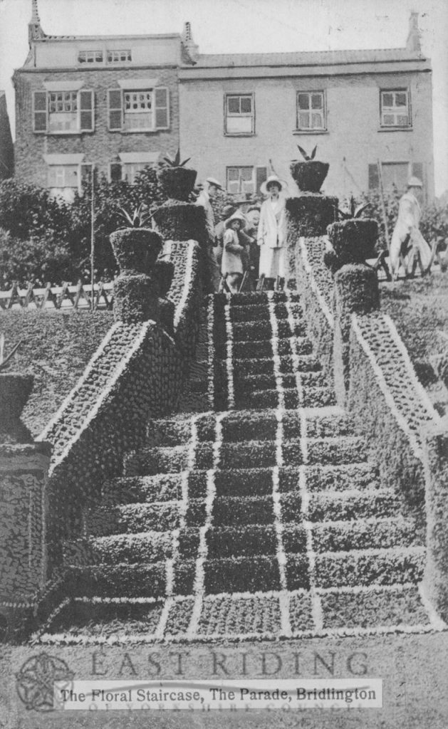 Princes Parade – Floral Staircase, Bridlington 1927