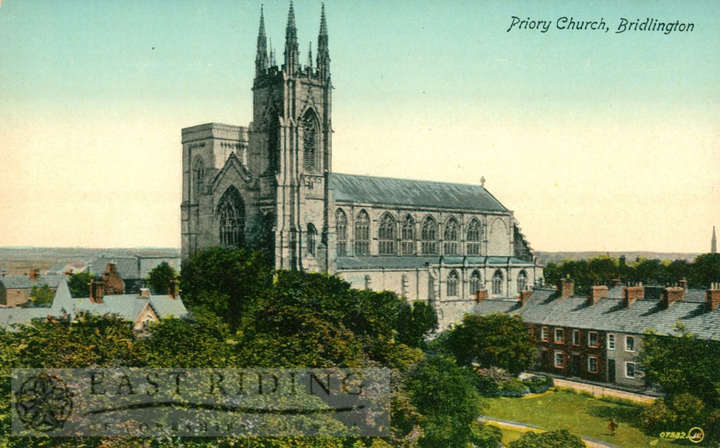 Priory Church, Bridlington c.1900s, tinted