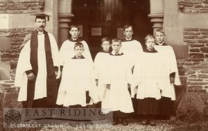Boys of church choir, Broomfleet 1900s