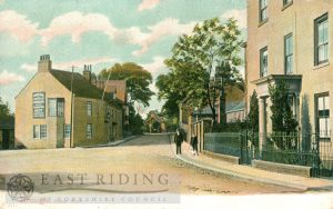 Station Road with Ferry Inn, Brough 1905, tinted