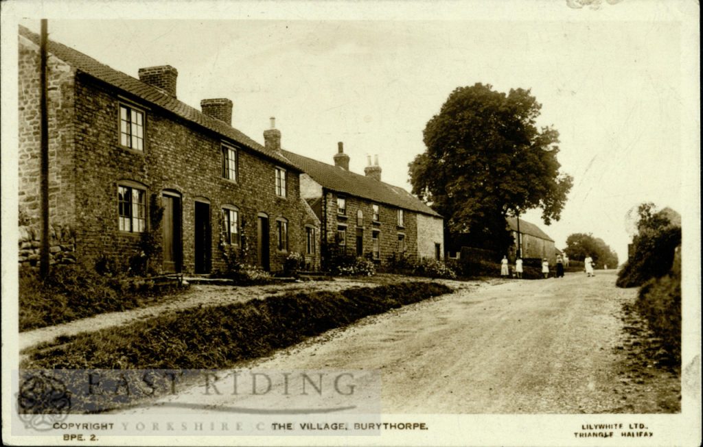 Village street, Burythorpe 1920s