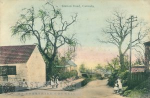 Station Road, Carnaby 1900s, tinted
