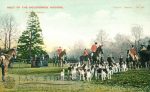 The meet of the Holderness Hounds, Cherry Burton 1900s, tinted