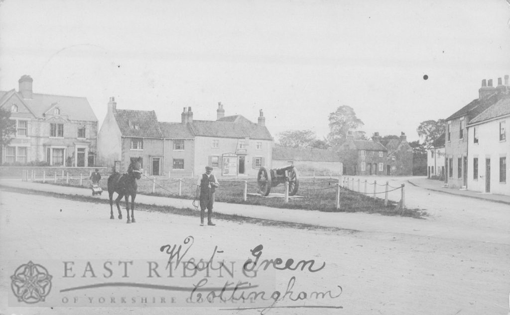 West Green, Cottingham (with cannon)