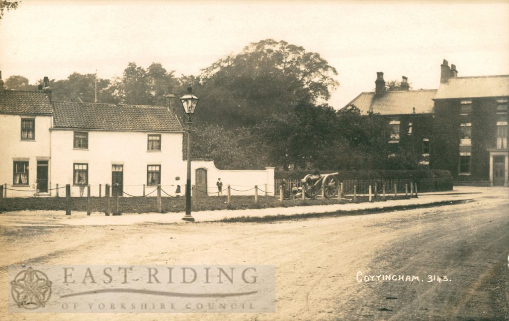 West Green, Cottingham (with cannon), view from northeast