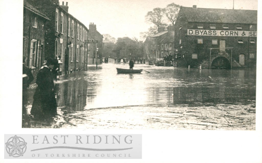 Floods – River Head, Driffield 20th May 1910