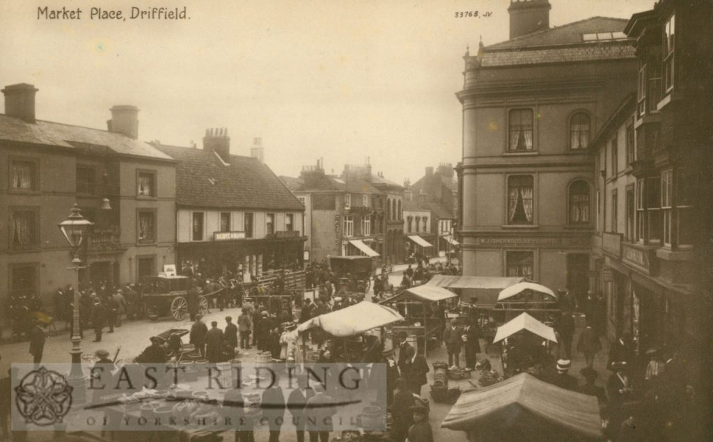 Market Place from north west, Driffield