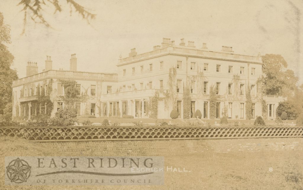 Escrick Hall, Escrick (now Queen Margrets School)