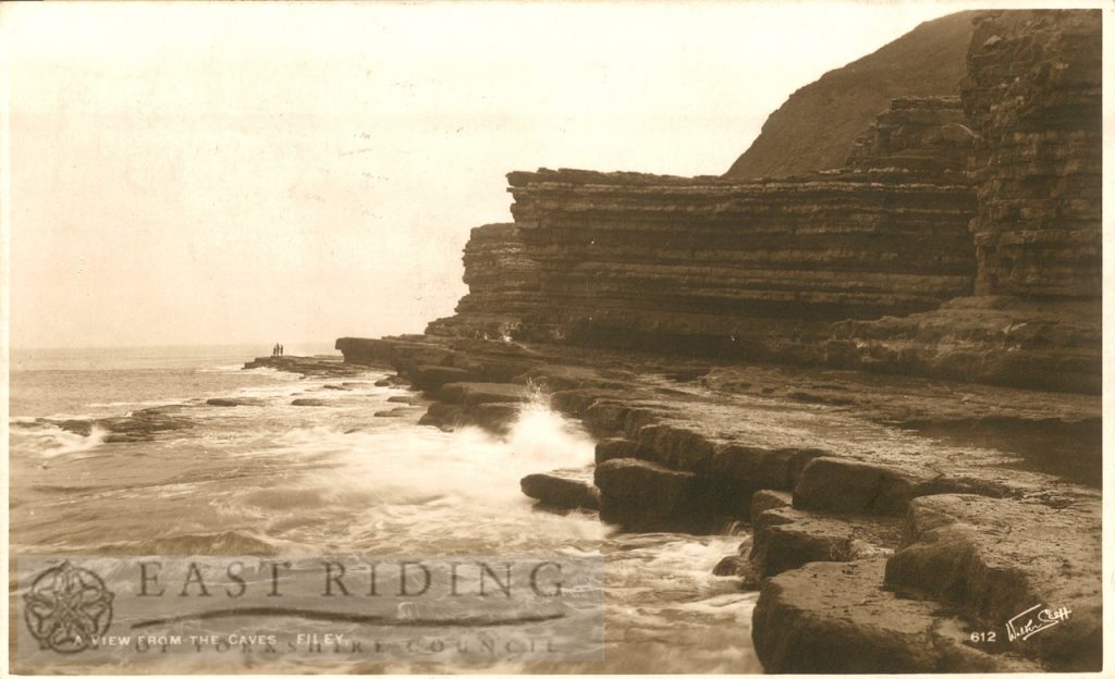 Cliffs from the caves, Filey