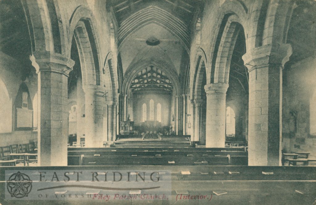 St Oswald’s Church interior, Filey