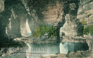 Four Arched Cave, Flamborough 1910s, tinted