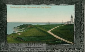 Flamborough Head and Lighthouse, Flamborough 1917, tinted