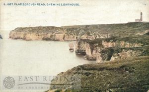 Flamborough Head and Lighthouse, Flamborough 1923, tinted