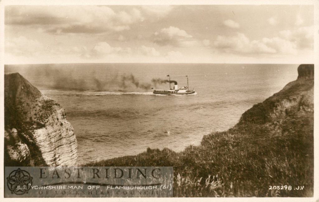SS Yorkshireman off Flamborough cliffs, Flamborough 1937