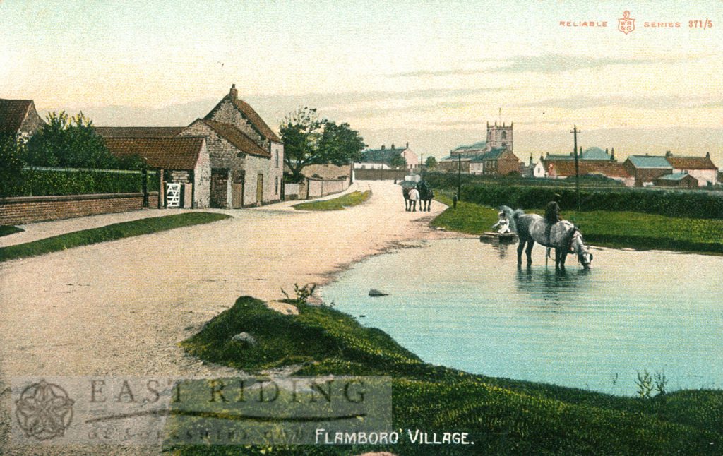 Village, Flamborough c.1900s, tinted
