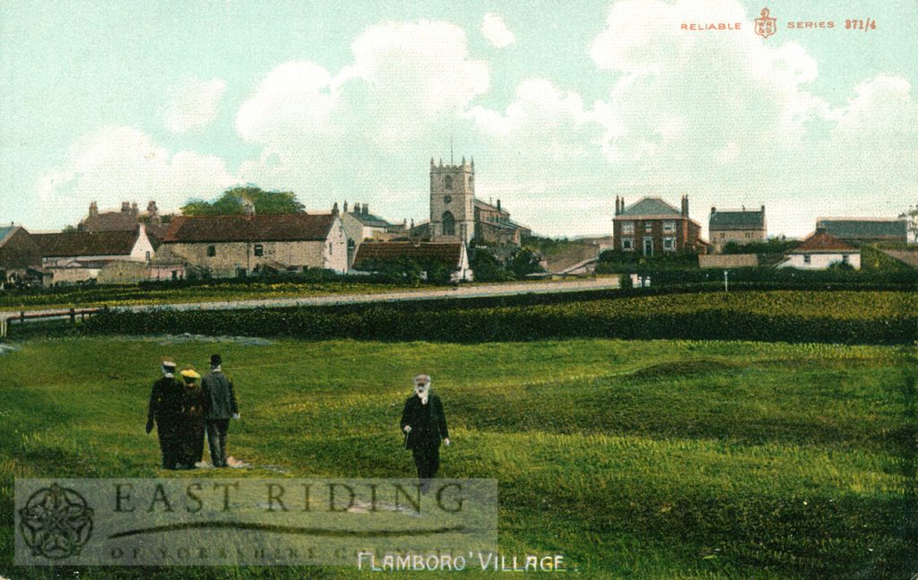 Village, Flamborough 1910, tinted