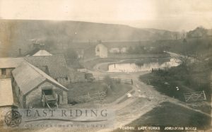 Mere and village from west, Fordon, 1905