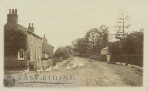Village street from east, Full Sutton  1910