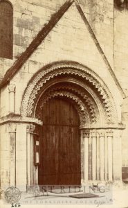 St Michael ‘s Church south door, Garton-on the-Wolds  1900s