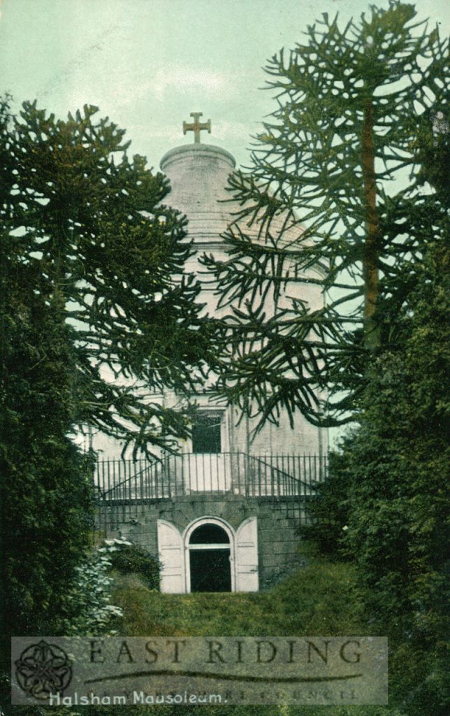 Constable mausoleum, Halsham  1900s, tinted