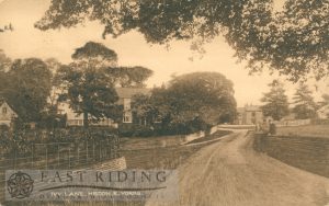 Ivy Lane and Ivy House from south west, Hedon 1919