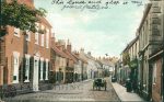 Souttergate from south, Hedon 1910, tinted