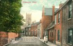 Souttergate from north, Hedon 1913, tinted