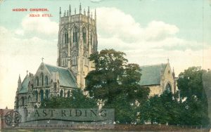 St Augustine’s Church from north west, Hedon 1908, tinted