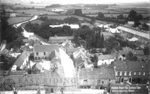 Church tower view looking east, Hedon 1900s
