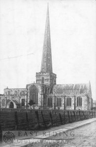 St Mary’s Church from south east, Hemingborough  1900s