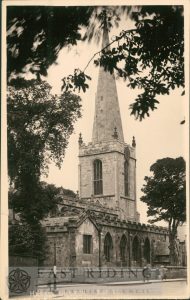 All Saints Church from north east, Hessle 1921