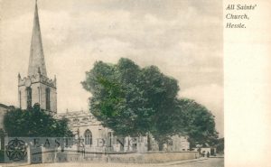 All Saints Church from south east, Hessle 1900s