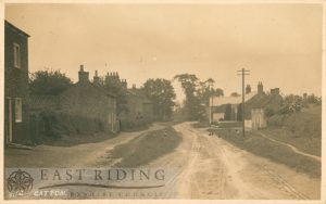 village street, High Catton  1921