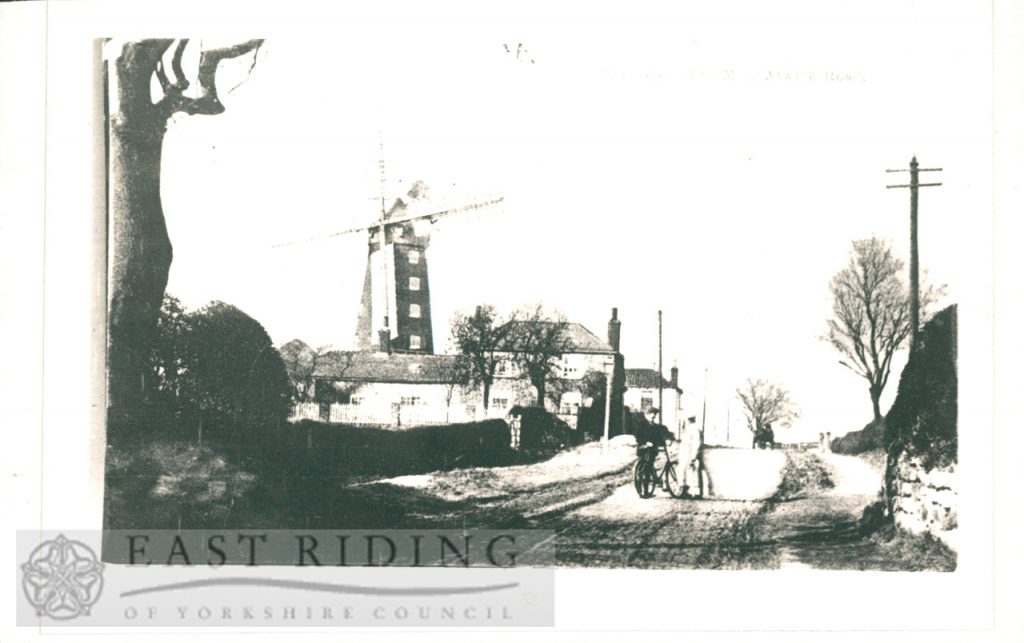Atwick Road and Mill from South Hornsea 1900