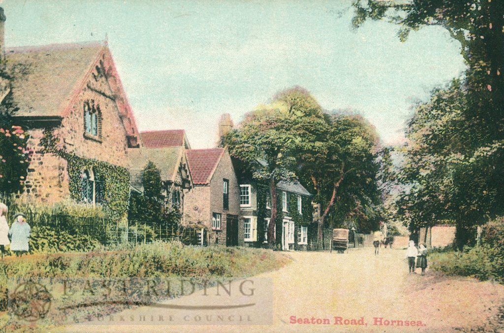 Seaton Road from west, Hornsea  1900s