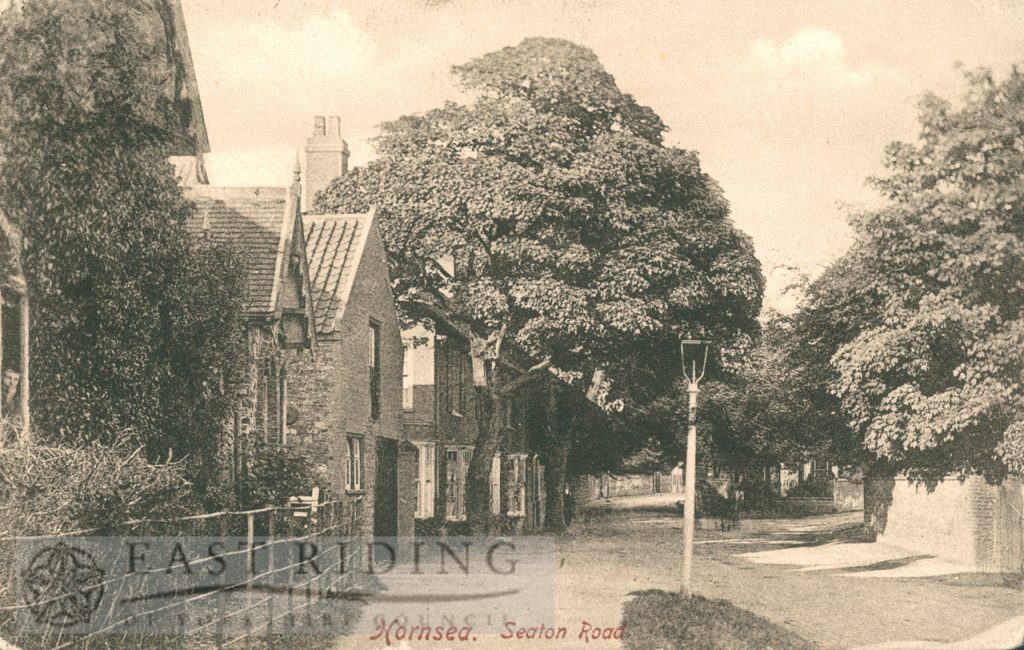 Seaton Road from west, Hornsea  1904