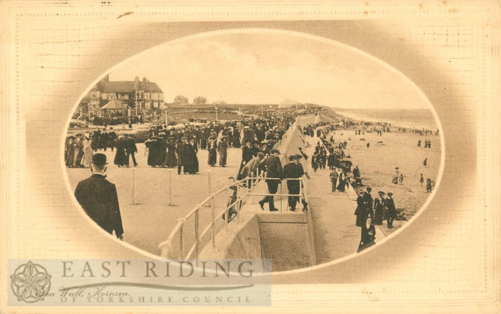 Sea Wall, Hornsea  1913