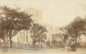 St Nicholas Church from south west, Hornsea 1905