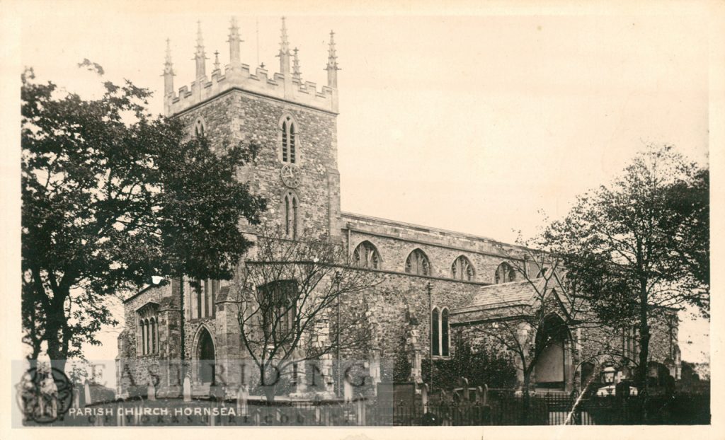 St Nicholas Church from south west, Hornsea 1930